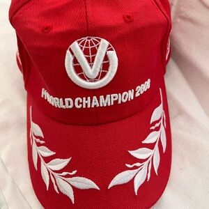 2000 Michael Schumacher Ferrari F1 Embroidered World Champion  Vintage Cap